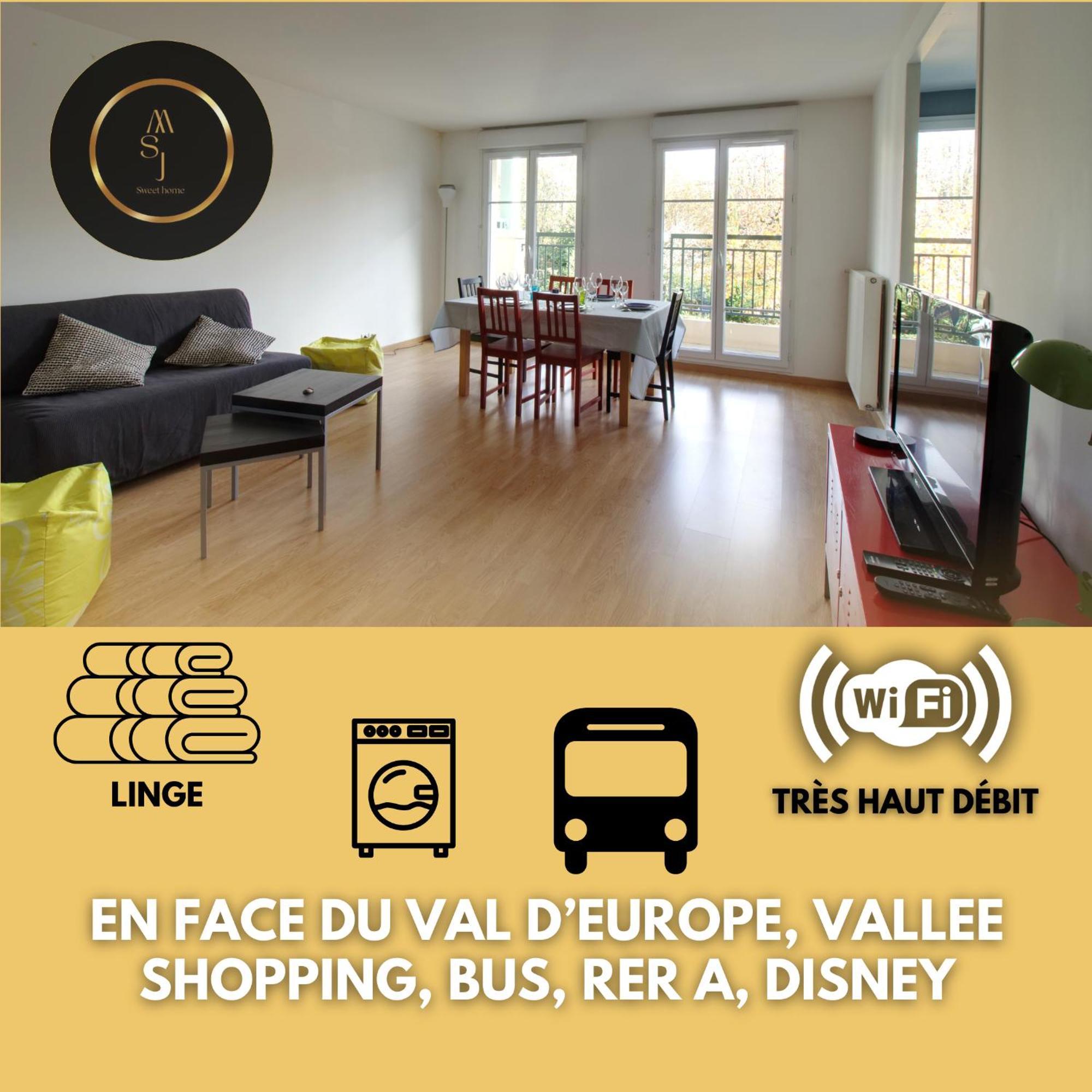 Cosy Appartement - Val D'Europe - Vallee Shopping - Disney Serris Exterior foto